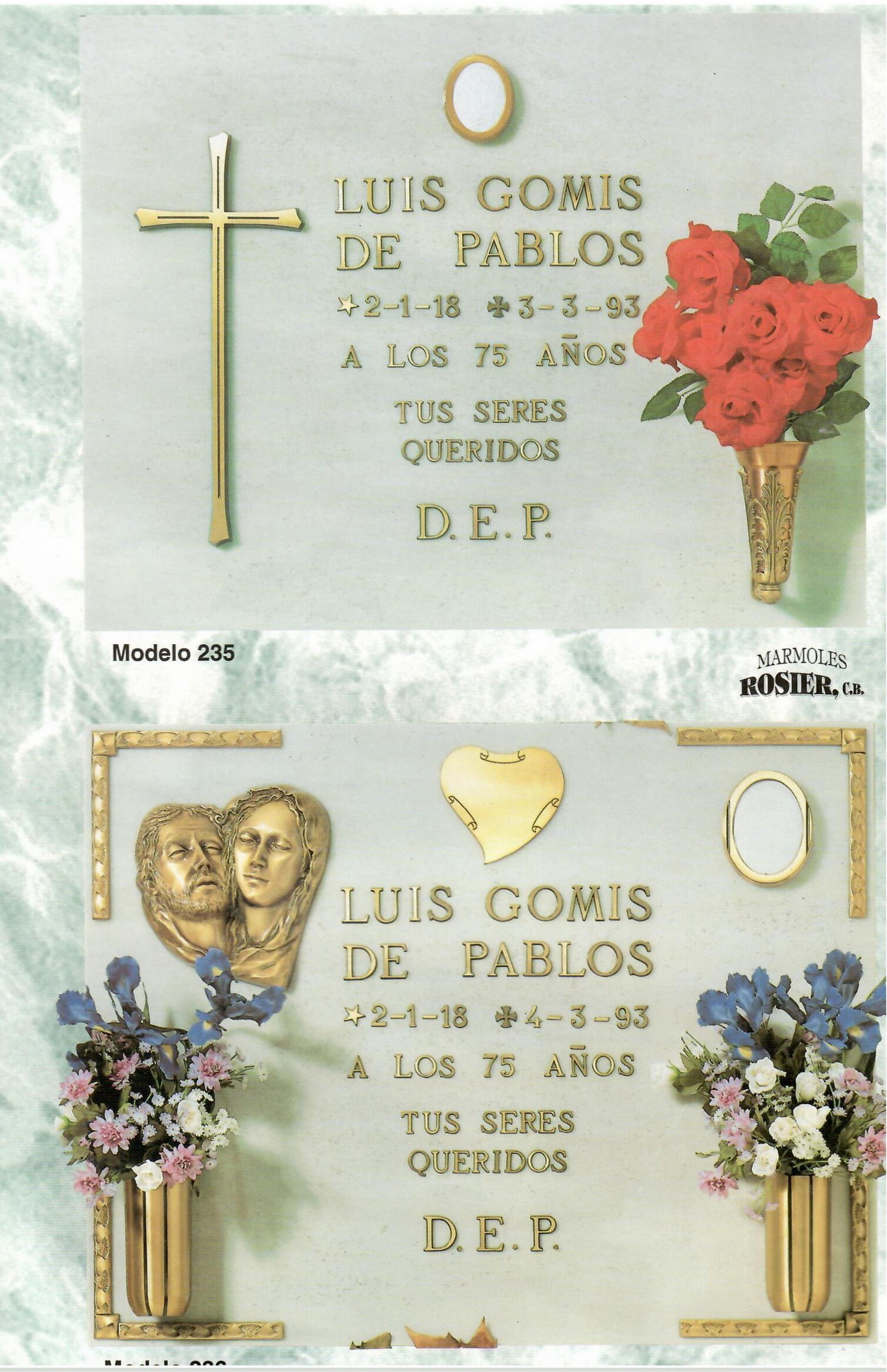 ACERO BRONCE Y PANTEONES servicios